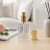 30ml waist-cinching golden spray transparent glass bottle perfume, portioned details Picture